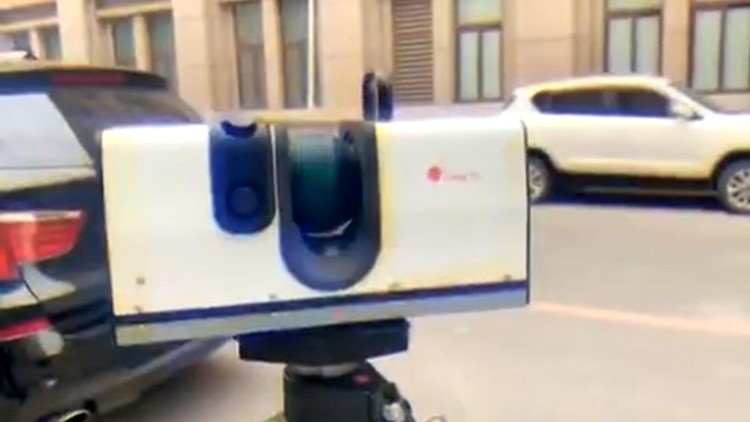 30分鐘完成一輛VOLVO整車(chē)掃描，ARECT激光三維掃描儀RAY